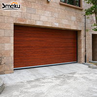 Puerta de Garaje Enrollable Motorizada Moderna Personalizada de Acero Galvanizado con Control Remoto, Acabado para Proyectos Residenciales