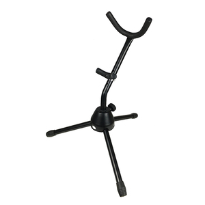 Soporte de saxofón ajustable portátil moderno soporte de saxofón tenor profesional instrumentos musicales soporte de saxofón negro - Product Image 1