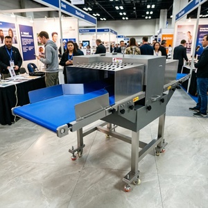 Machine à trancher la viande sur convoyeur automatique, en acier inoxydable, horizontale, pour la transformation du bœuf et du porc - Product Image 2