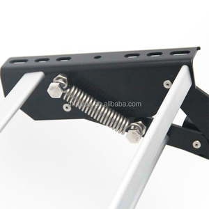 Pasos dobles plegables manuales de aleación de aluminio fuerte para campistas de semirremolque de autocaravana - Product Image 6