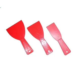 Wholesale PK-006 Red Plastic Scraper Industrial Grade DIY Construction Tool For Floor Scrapping
