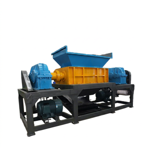 Trituradora de Neumáticos de Doble Eje de Alto Rendimiento con Engranaje y Motor, Máquina Automática para Reciclaje de Neumáticos de Desecho - Product Image 1