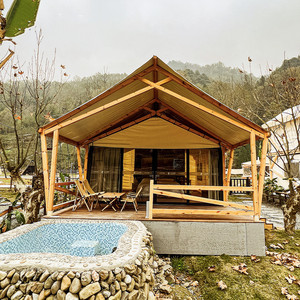 Carpa de Safari de Lujo Panda de 5*7m, en Oferta, para Hotel, Resort, Glamping, Impermeable - Product Image 4