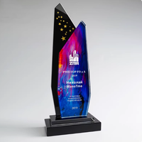 Trophée en cristal de verre style sport, design bateau à voile, personnalisable, gravure laser, impression UV, pour la mode 2026