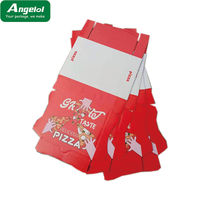 Emballage de pizza italien design personnalisé boîte à pizza en carton ondulé 12 14 16 pouces boîte d'emballage en papier kraft imprimé
