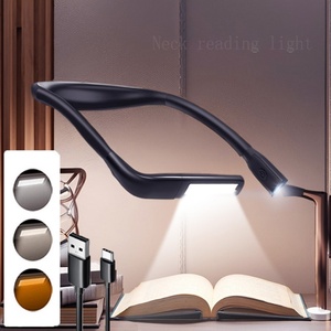 Lampe de lecture LED sans fil rechargeable à logo personnalisé, flexible, pour le cou, protection des yeux, vente en gros pour chambre à coucher - Nouveauté 2025 - Product Image 1