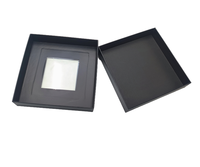 Boîte cadeau en carton rigide recyclable haut de gamme pour bijoux, avec pelliculage brillant, gaufrage, dorure à chaud, logo personnalisé et revêtement UV