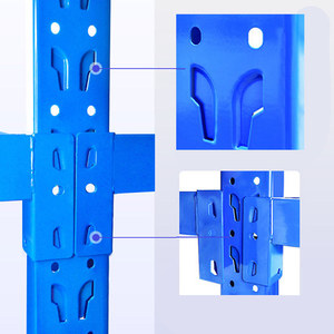 Estanterías Metálicas de Acero con Recubrimiento Electrostático en Polvo, Estanterías Metálicas de 4 Niveles, Estantes Ajustables, Estanterías de Acero para Paletas, Estanterías de Almacenamiento para Garaje - Product Image 6
