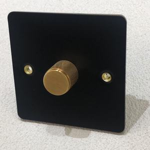 Light Knob Dimmer Switch 86 250v Wall-Mounted Stainless Steel Panel Gold UK Standard Retro 10A <strong>Fan</strong> <strong>Control</strong> - Product Image 6