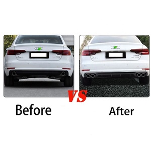 Embout d'échappement en acier inoxydable 304 SYPES pour Audi A4 A5 A6 A7, mise à niveau S4 S5 S6 S7, embout de tuyau d'échappement à quatre sorties, embout de silencieux, embout de tuyau d'échappement - Product Image 6