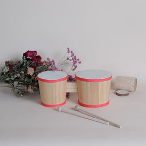Tambores <span class=keywords><strong>Bongo</strong></span> Siameses, Instrumentos Musicales Orff, Tambores <span class=keywords><strong>Bongo</strong></span>, Tambores de Mano para Niños, Instrumentos Musicales de Juguete para Niños - Product Image 6
