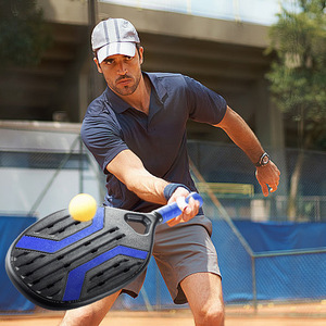 Raquette de tennis de plage avec poignée en caoutchouc, 49x22.5x3.5cm, pour équipement de fitness en plein air, utilisation par les adultes et les jeunes - Product Image 5