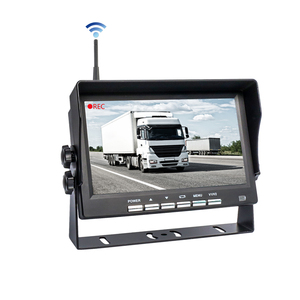 4CH <span class=keywords><strong>7</strong></span> Inch Screen Wireless <span class=keywords><strong>Backup</strong></span> Camera Monitor Kit Car Security Rear View Cam Night Vision Detecção de movimento Loop Gravação para - Product Image 6