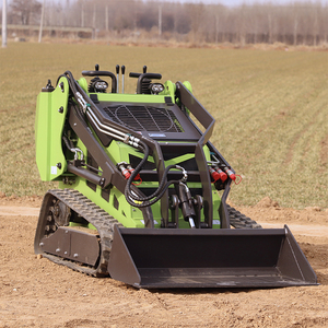 Hydraulic Diesel Mini Crawler Front Loader Skid Steer Loader <b>Track</b> Loader Honda Engine <b>Pump</b> High Efficiency 1 Year 0.2m3 Bucket - Product Image 4