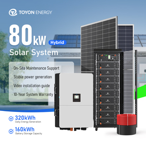 Toyon 80KW เซลล์แสงอาทิตย์แบบครบวงจรชุดแบตเตอรี่ลิเธียมไอออน314Ah 51.2V 3.2V สต็อก EU - Product Image 1