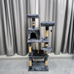 Grosir perlengkapan hewan peliharaan kualitas tinggi bingkai panjat kucing papan garuk pohon kucing - Product Image 2