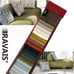 Tela tejida de tapicería de chenilla Lisa entretejida sólida teñida de pieza <span class=keywords><strong>Bravais</strong></span> para muebles de sofá y decoración del hogar - Product Image 1