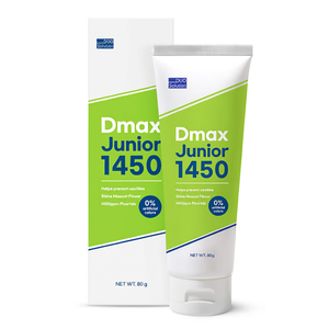 Dmax Junior 1450ppm Fluoride Free <b>Toothpaste</b> for Children Anti-Cavity Protection Home Sensitive Teeth Protection Fresh Breath - Product Image 2