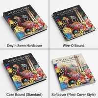 Impresión de Libros de Arte con Tapa Dura Personalizada, Álbum de Colección de Pinturas Coloridas, Servicio de Impresión de Libros Personalizados