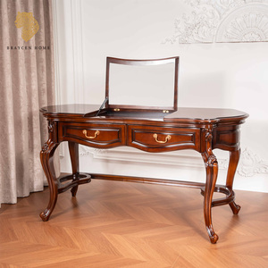Console Murale Art Déco En Racine De Bois – Palazzo INT – Avec Tiroir, Finition Brillante