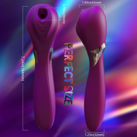 S-HANDE Handgehaltener Saug-Vibrator Brustwarzen-Massagegerät Körper-Vibrator Klitoris-Stimulator Vibratoren für Frauen