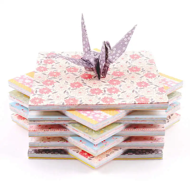 Tailai יפני אוריגמי מקופל חיות נייר <span class=keywords><strong>ערכת</strong></span> כפול צדדי אוריגמי ניירות צבעוני ילדים אוריגמי סט