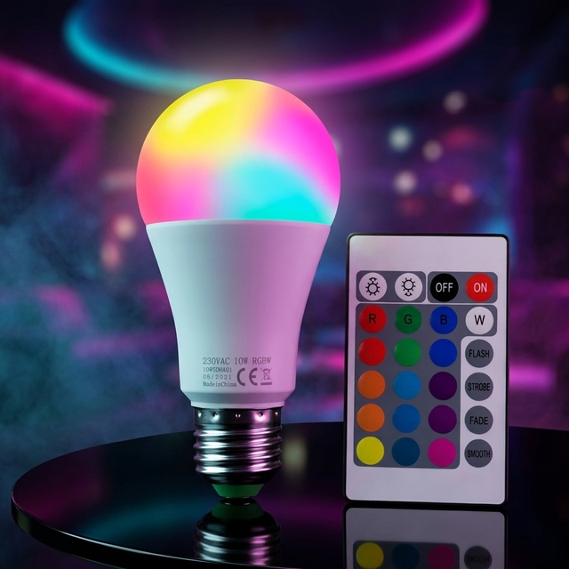Fxpot Smart LED Light High Quality Factory Price RGBW Dimmable CRI 80 2-Year Warranty E26/E27/B22 AC 85-265V 10W Bulb for