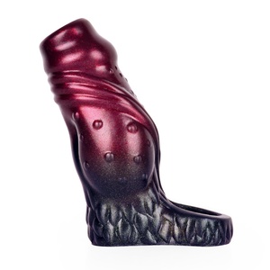 Vente en gros Amazon, Meilleure vente : Condom en cuir ajouré multicolore, épaissi, avec nœud ouvert en forme de chien et bretelles loup, pour hommes - Product Image 4