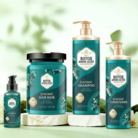 Ensemble de soins capillaires à l'acide aminé Botox, étiquette personnalisée en gros, contrôle du sébum, hydratant et éclaircissant, produits de soins capillaires 1000 ml