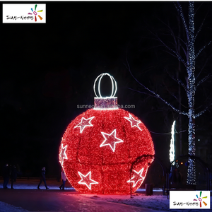 Bola de Navidad LED IP44 IP65, tamaño personalizable, luz decorativa gigante para festividades - Product Image 3