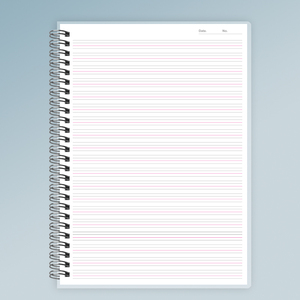 Quaderno a Spirale in Acrilico Spesso, B5 a Righe/a Quadretti, Fogli Staccabili, Vendita all'Ingrosso - Product Image 5