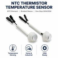 Capteur de température NTC 100K XINYING pour petits appareils électroménagers, fil résistant aux hautes températures et aux plis, 1C