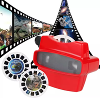 Jouet de visionneuse de bobine stéréo 3D en plastique pour cadeau de Noël des enfants de maître de la vue 3D personnalisé