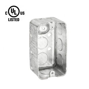 4 in x 2 in Electrical Handy Box Drawn 1-7/8 in Deep UL Approved Utility Box Electrical Box Metal