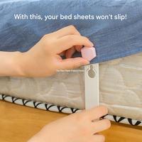 Attaches pour draps de lit, pinces antidérapantes pour draps, clips pour housse de couette, supports de couette sans aiguille pour matelas, literie et maison