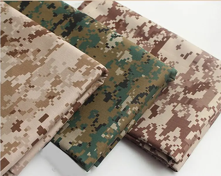 Tela de camuflaje ripstop de alta calidad T/C 65/35 tela de uniforme teñida de sarga