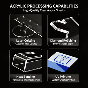 Wholesale PMMA Panel Custom Cast Clear <strong>Acrylic</strong> Sheet Transparent <strong>Sublimation</strong> Laser Cutting Gold Pearl Frosted Board UV Printing - Product Image 2