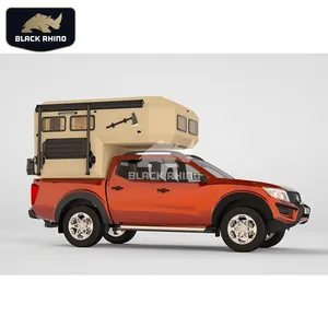 Caravana de luxo com comodidades para vida ao ar livre, cabine de trailer, van, trailer