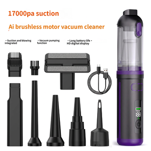 Mini Aspiradora <span class=keywords><strong>para</strong></span> <span class=keywords><strong>PC</strong></span> 3 en <span class=keywords><strong>1</strong></span>, Aspiradora con Motor sin Escobillas, Aspiradora Portátil <span class=keywords><strong>para</strong></span> Pelo de Mascotas en el Coche, Aspiradora <span class=keywords><strong>para</strong></span> Autos - Product Image 6