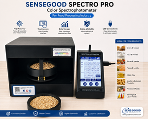 Spectrophotomètre LED portable Sensegood Instruments SpectroPro 400-700nm avec écran tactile et connectivité USB pour l'analyse alimentaire - Product Image 2