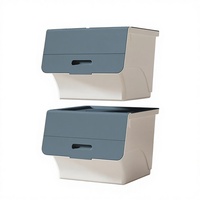 Armoire de rangement inclinée en plastique PP avec couvercle supérieur, design moderne, pour chaussures, cuisine, maison, jardin