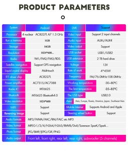9 inch đài phát thanh xe <span class=keywords><strong>Android</strong></span> hệ thống định vị xe Stereo Màn hình cảm ứng màu xanh-răng xe DVD Player cho Dodge Ram 2013-2018 - Product Image 6