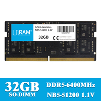 DDR5 SO-DIMM mémoire d'ordinateur portable 8GB 16GB 32GB 4800MHz 5600MHz RAM haute vitesse pour la mise à niveau des performances de l'ordinateur portable