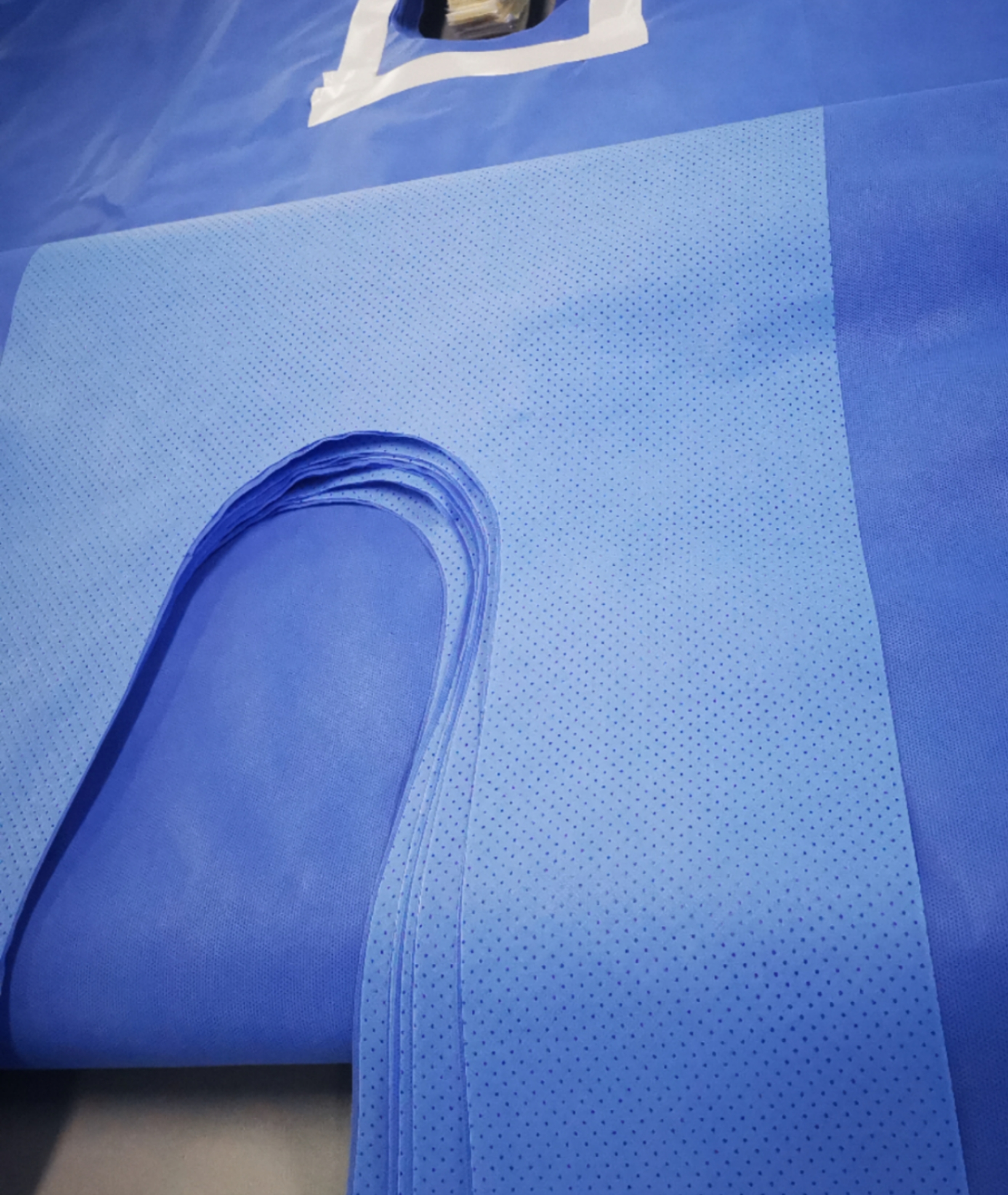 SMS Ophthalmic Drape With Pouch ISO FDA Disposable Eye Drape