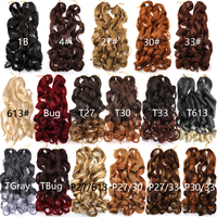Cheveux à Tresser Bouclés Français en Gros, Extensions de Cheveux Synthétiques Douces Ondulées Bouclées Espagnoles pour Tresses Africaines