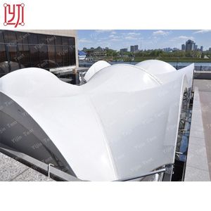 Structure de tente de jardin en membrane tendue recouverte de tissu PVDF - Product Image 5