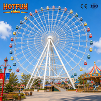 Fabricants chinois de grandes roues de 65 m, manèges de grande roue pour parcs d'attractions, équipement extérieur