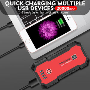 Lancol 12V <span class=keywords><strong>Auto</strong></span> Battery Booster Pack 2000mAh démarreur avec câble de sécurité intelligent LED Light - Product Image 4
