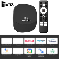 Tv98 Atv Max+ Allwinner H313 Android Tv Box 1GB+8GB con Control Remoto por Voz - Reproductor Multimedia 8K