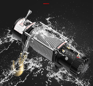 4500lb 12V ATV/UTV Electric Winch Waterproof Steel Cable Winch Towing Trailer Winch Electric <strong>Hoist</strong> for Self <strong>Rescue</strong> - Product Image 5